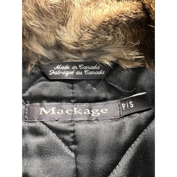 Vintage Mackage Long Coat w/Fur Collar P/S - - Picture 5 of 15